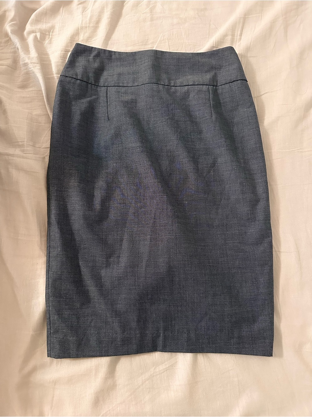Tailored Navy Pencil Skirt for Women